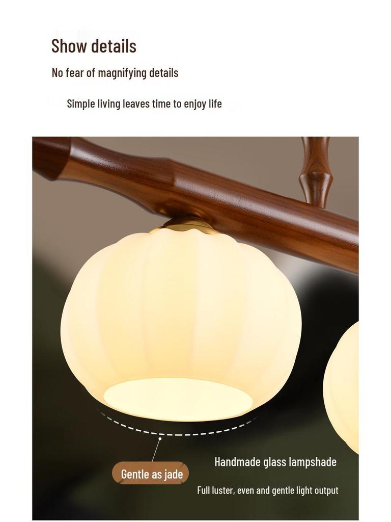 2025 Retro Chinese-Style Chandelier: Elegant Dining & Bar Counter Lighting Fixture