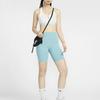 Nike One Solid Color Breathable Quick-Dry High-Waisted Cycling Pants Women Bottoms Denim-Blue Green FN3207-464