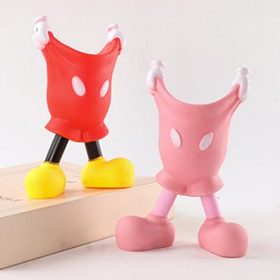 Portalápices de Dibujos Animados Creativo Bonito Organizador de Escritorio para Lápices Rotuladores Reglas Crayones Plástico Decoración de Escritorio para Niños Estudiantes Oficina