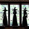 Luminous Ghost Stickers for Glass Halloween Static Window Cling, Fluorescent PVC Decal, Easy Apply Holiday Ornaments Removable Reusable