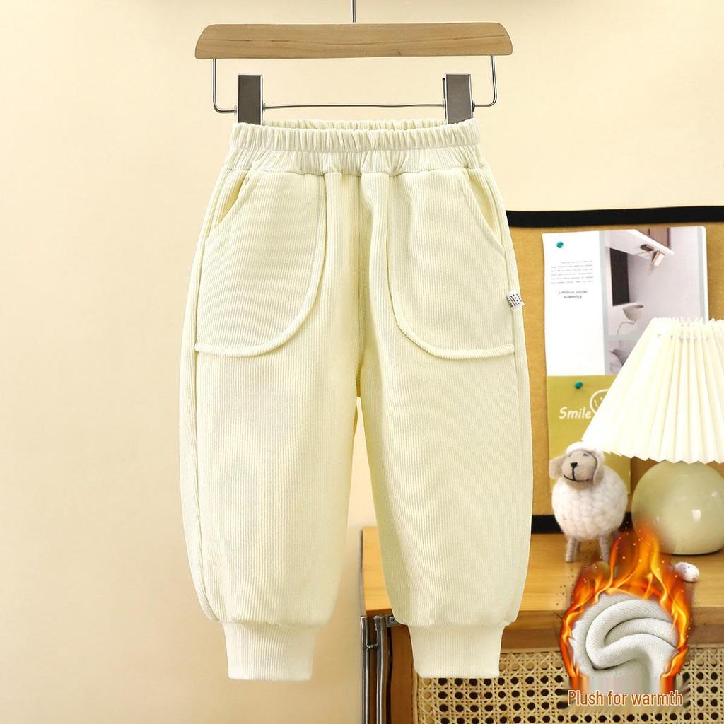 25 Children's Winter Fleece-Lined Pants - Thick Warm Sweatpants for Boys & Girls