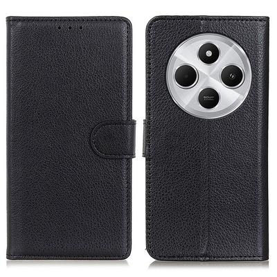 For Xiaomi Poco C75 4G/Redmi 14R 5G/14C 4G Wallet Case PU Leather Phone Cover Litchi Texture