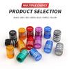 Cars R56 For BMW MINI Car For BMW Automobile Tire Inflation Nozzle Cover Bolt-in Aluminum Theftproof Valve Caps For BMW Mini Coo