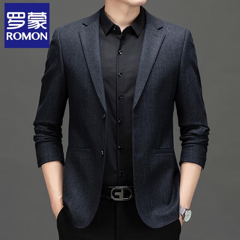 Romon Men s Wrinkle-Resistant Casual Blazer 190