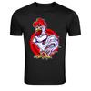 Funny Rooster Attitude Cartoon Chicken Graphic T-Shirt