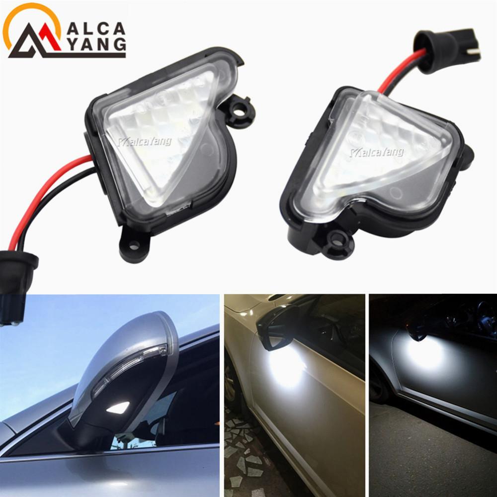 No Error Cars Side Under Mirror Puddle Light Lamp For Skoda Octavia MK2 A5 SuperB B6 3T 2009-2012 Dynamic Turn Signal LED Light