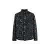 Men's FW22 Twill Printing Single Breasted Long Sleeves Ordinary Version Black Shirt OMYD027F22DEN0011001
