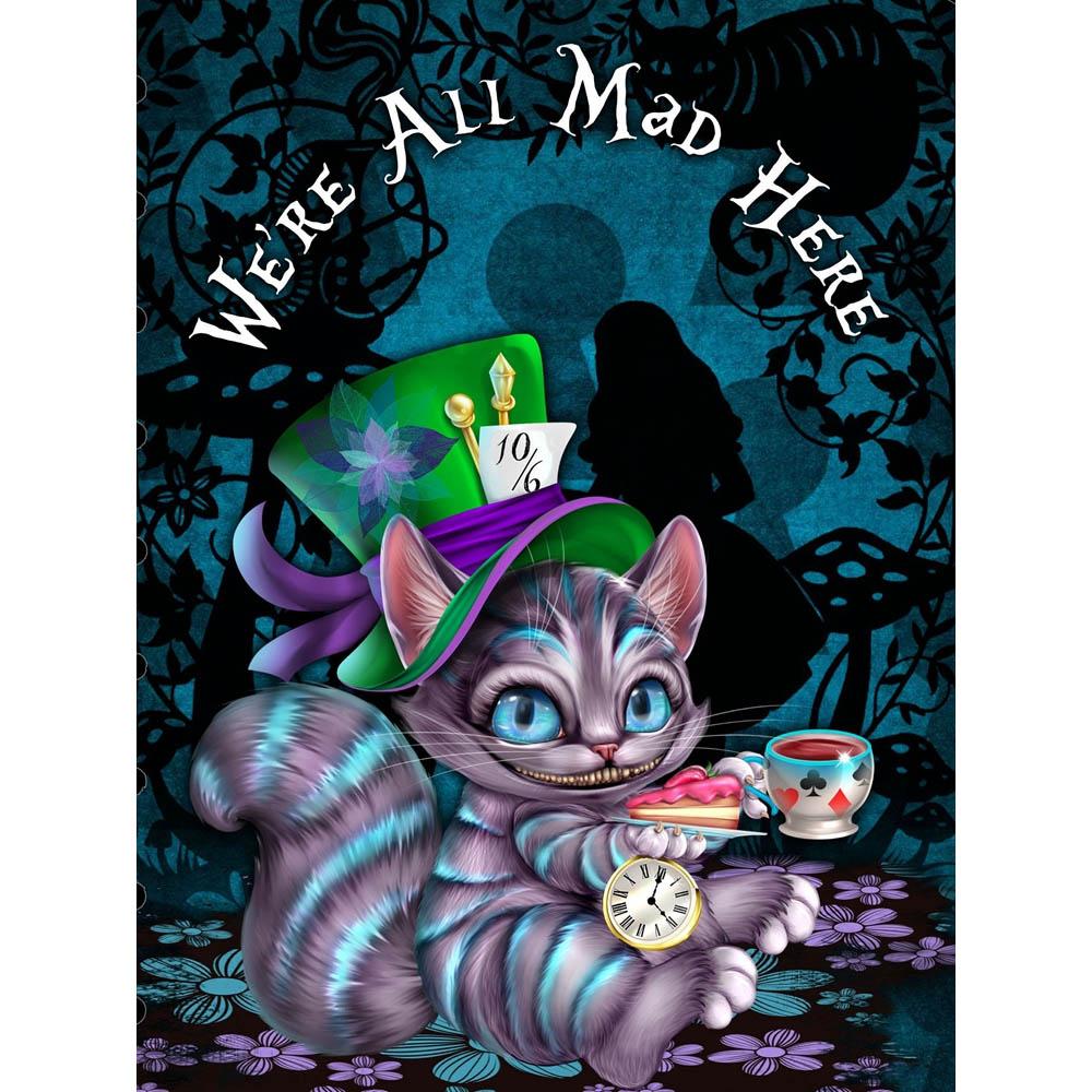 Alice In Wonderland 5D DIY Diamond Painting Mosaic Disney Cartoon Art Cross Stitch Embroidery Rhinestones Home Decor Kids Gift