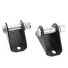 2PCS Rear Upper Shock Bar Pin Eliminators Kit High Strength Iron Noise Reduction for Unlimited LJ Cherokee XJ