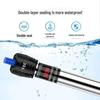 Stainless Steel Aquarium Heater: Explosion-Proof, Auto Temperature Control for Fish & Turtles