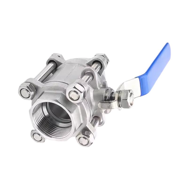 Laiyu Manual Threaded Three-Piece Ball Valve
