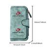 Hisilicon Semiconductor Long Zipper Wallet, Large Capacity Card Holder, Unisex Clutch Bag, Fashionable Zipper Coin Purse, Suitable for Daily Use, A