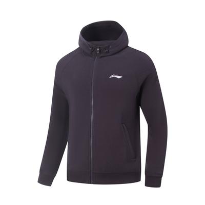 Li Ning JB Series Hooded Logo Stitching Sweatshirt Jacket Men Jackets AWDV305-1