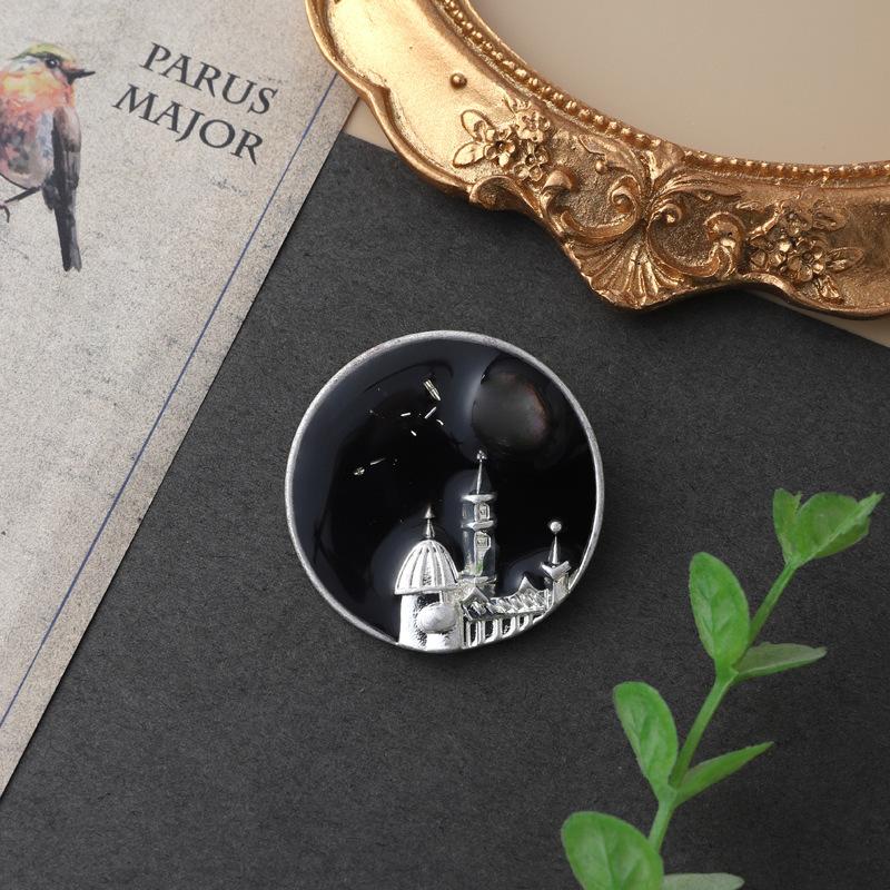 

Винтажная эмалевая брошь с изображением растений и животных, жемчуга, мужская и женская булавка, классическая брошь-значок в стиле барокко