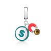Brand New Sewing Machine Battery Magnet Charm Bead Components Bead Component Compatible With Authentic Original Copper Metal Europeans Bracelet High