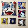 KKikuo Mascot HHoshikun Square DoubleSided Printed Pillow Case Bedroom Bedside Pillow Sofa Cushion Cover