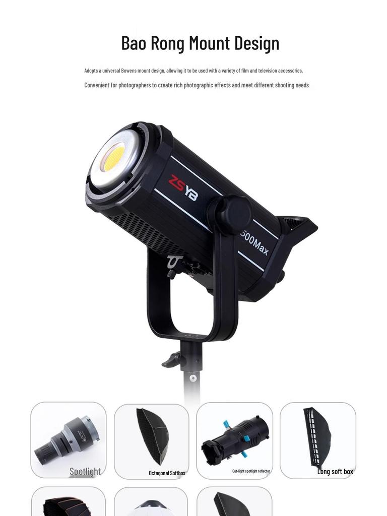 Yingbang Y500MAX Multi-DMX Stage & Live Room Fill Light