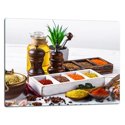 Glass Plate Cutting Board 52X40 Spices