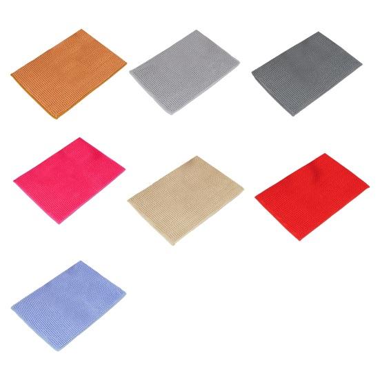 Chenille Badmat Absorberend Microvezel Vloermat Wasbaar Zacht Badkamertapijt Sneldrogend Vloerkleed voor Douche Badkamermeubel Badkuip