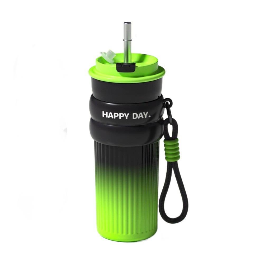

Large Capacity Car Ice Preservation Flask Leak-Proof Vacuum Flask Insulated Water Bottle Outdoor зелёный