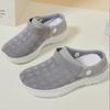 Summer Mesh Hollow Out Half Drag, One Foot On Slippers, Go Out and Wear Fashionable Casual Shoes