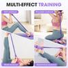 6-tube Elastic Yoga Pedal Pull Resistance Band Suitable for Abdominal/Waist/Arm/Leg Stretching Slimming Training