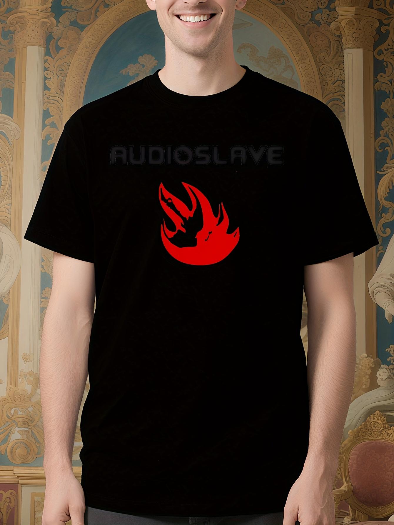 AUDIOSLAVE Official Logo Tshirt - Heavy Metal Band Tee L