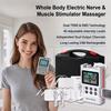 Stimolatori Muscolari Elettrici EMS TENS a Impulsi Canale Doppio 40 Livelli di Intensità Ricaricabile Accessori per Rilassamento Corporeo Fitness Strumenti Fornitura