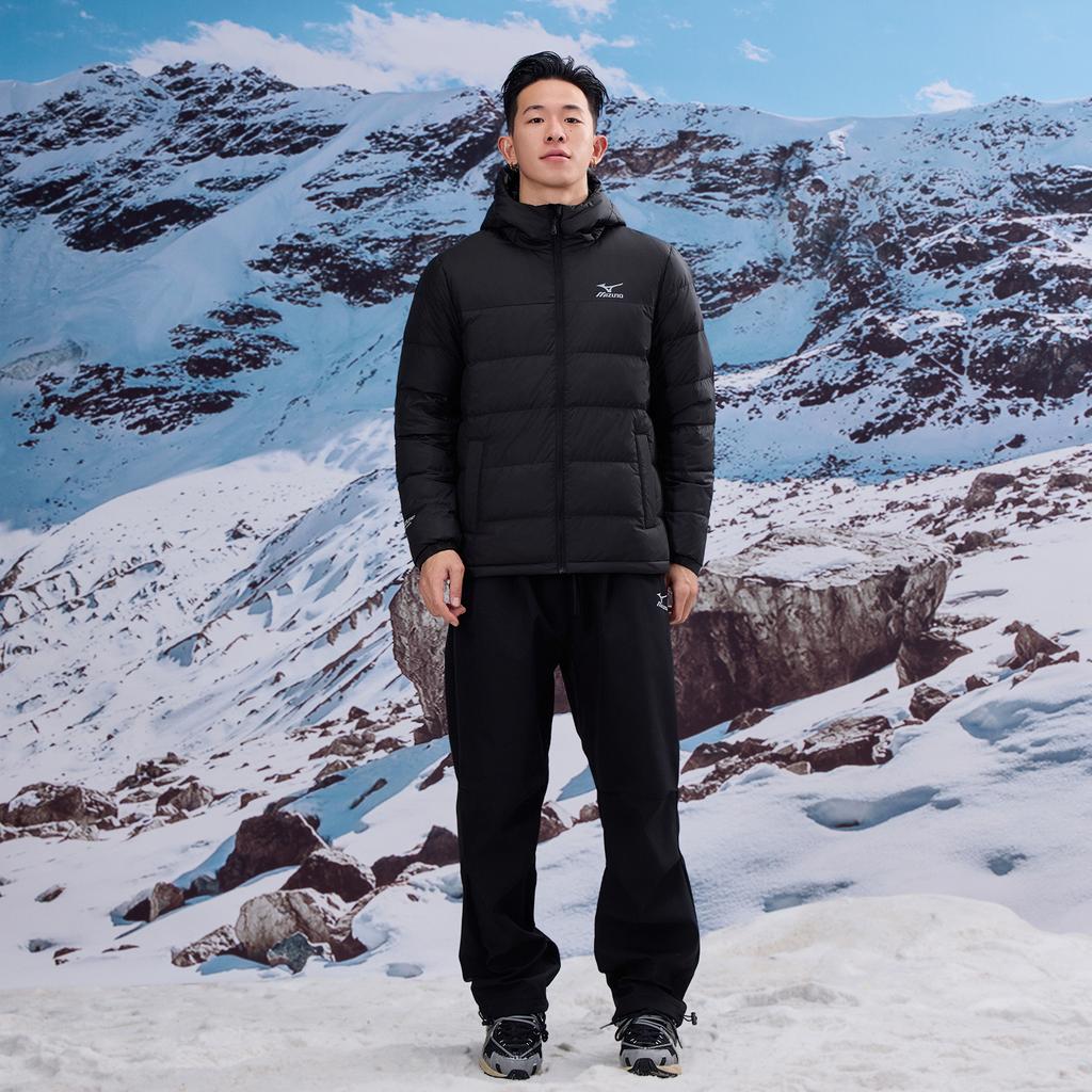 Mizuno Daunenjacken Unisex Mit Kapuze Verdickte Pufferjacke A2CE2527