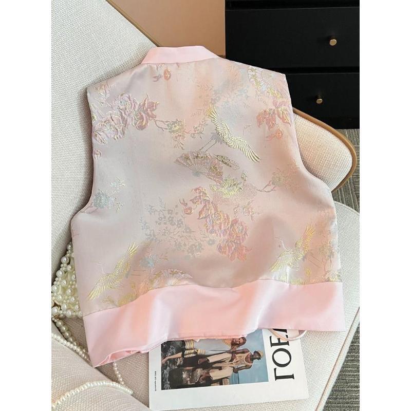 Vest vest top women's 2025 early spring new small fragrant style vest temperament outer woman