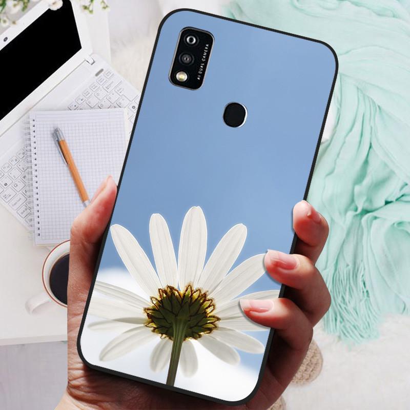 Für ZTE Blade A51 Hülle A71 Schwarze Abdeckung Löwe Wolf Silikon Weiche Rückseitenhüllen Für ZTE Blade A71 A7030 A 71 A 51 Schutzhülle