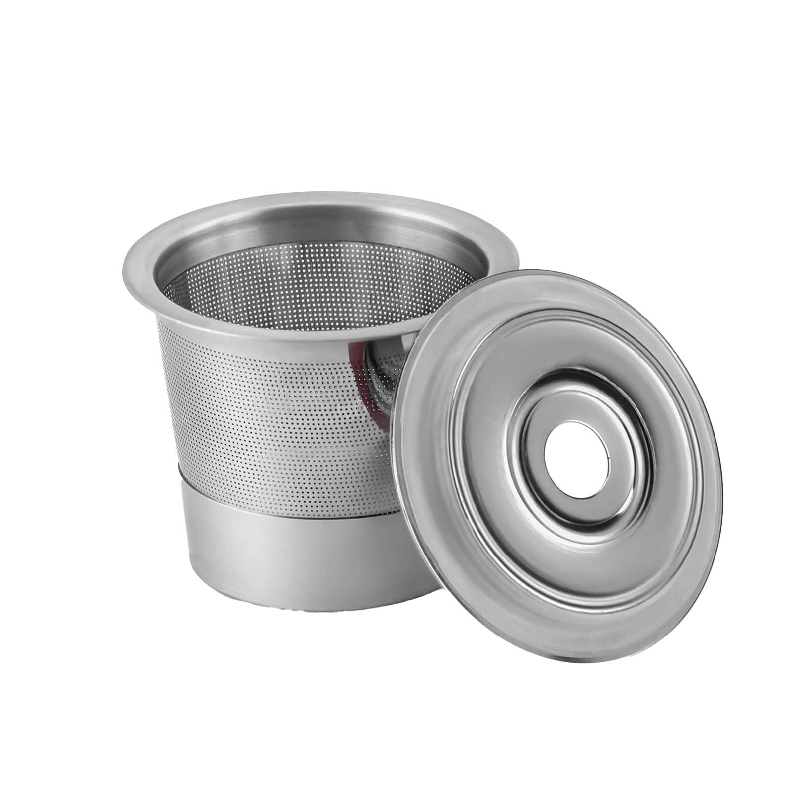 

Многоразовый фильтр для кофемашины из нержавеющей стали, совместимый с кофейными капсулами One Size