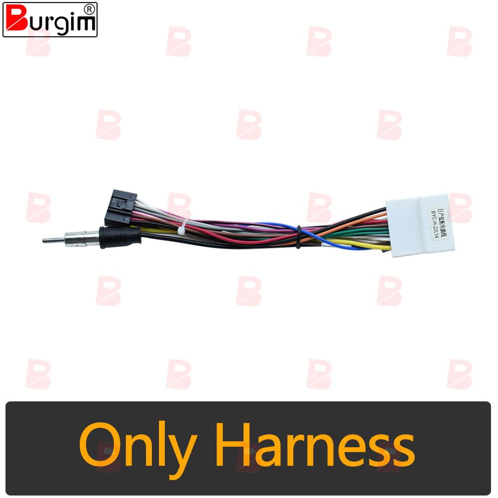 

Car Radio Fascia For Nissan Serena 4 C26 Suzuki Landy 2010-2016 9 inch Stereo Panel Wiring Harness Power Cable Adapter Connector Only cable