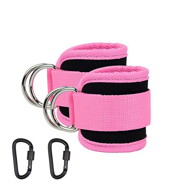 Ankle Straps Tpe Resistance Rope Set Ankle Support Cuffs For Gym Cable Machines Fitness Yoga Pilates Crossfit Women Weight Sport