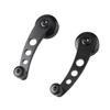 1 pair Car Window Winder Handle Black Aluminum Alloy Manual Elevator Handles For VW Beetle 1968-1979 Heavy Duty Window Cranks