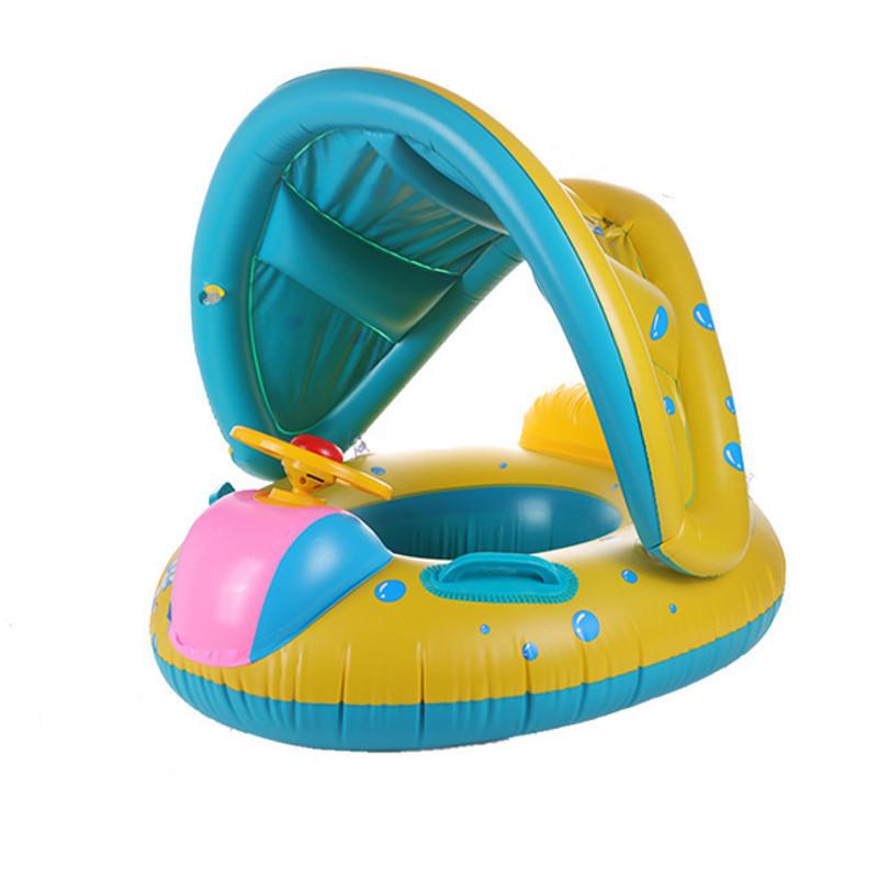 

Inflatable Sun Protection And Sunshade Seat For Baby And Child Rings Swimming Style C