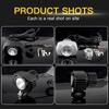 1Pcs White LED Car External Headlight 18W High/Low Motorcycle Headlamp Spotlight Drive Fog Spot Lights DC10v-72V