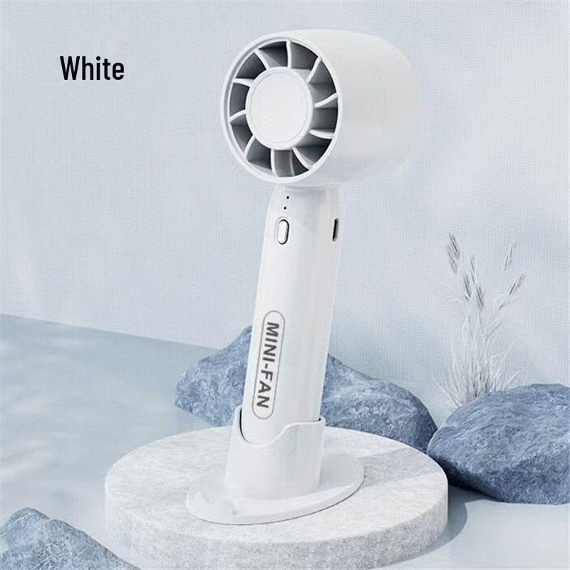 T-243 High-Speed Handheld Fan: 199-Speed USB Rechargeable Mini Portable Turbo Cooling Fan 106x24x46