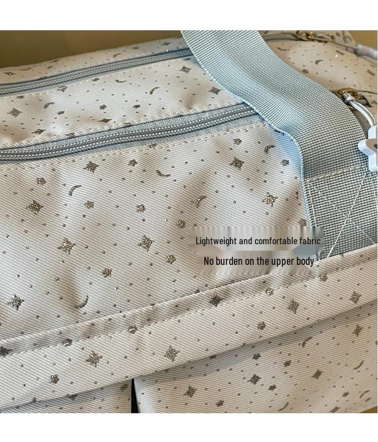 Star Travel Large Capacity Lightweight Business Trip Bag with Wet/Dry Separation for Sports and Yoga.