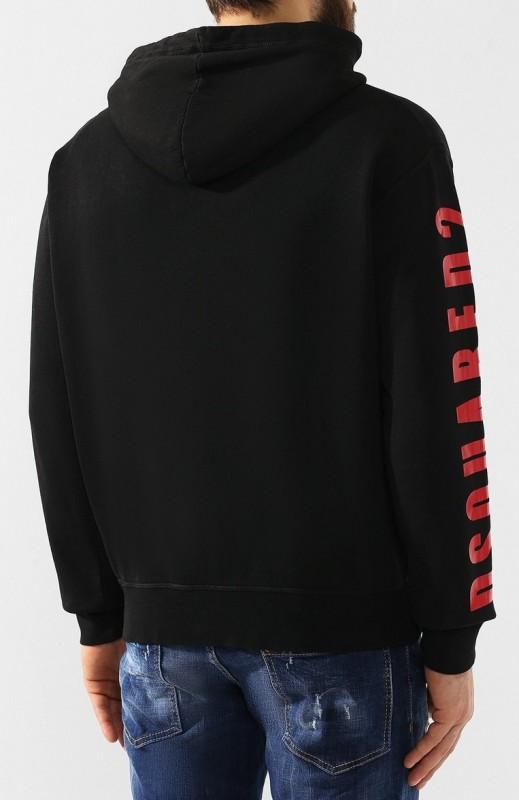 DSQUARED2 men's hoodie black - Size: L