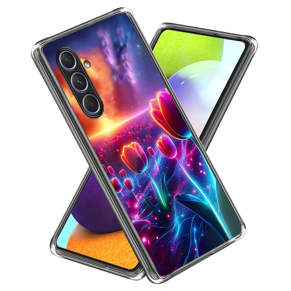 

Для Samsung Galaxy A55 5G Чохол з принтом Ударостійкий Чохол для телефону з ТПУ Flowers with Leaves