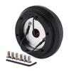 ZSRA-190H Steering Wheel Short Hub Adapter Black Replacement For Honda Civic 88-91 CRX EF Integra 90-93 QR054