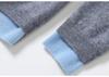 2025 Autumn/Winter Cashmere Color Block Two-Piece Knit Cardigan – Elegant Campus Style Sweater Top