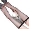 Medias negras ultrafinas sin costuras de alta calidad - Transparentes 0D para otoño