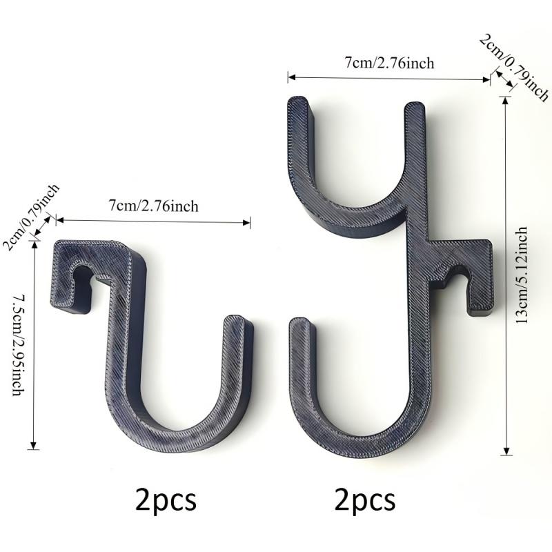 Car Umbrella Hook Umbrella Stand Universal Trunk Hook 2-4Pcs Holder Vehicle Hanger For Handbag Auto Accessories Internal Storage