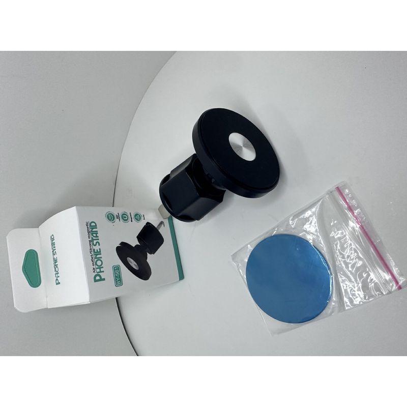 Car Mobile Phone Holder with Magnetic Attachment for Air Vent, New Anti-Shake Car Navigation Mount By561 Black