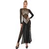 Halloween Ancient Muse Costume, Medieval Cleopatra Dress, Masquerade Ball Show
