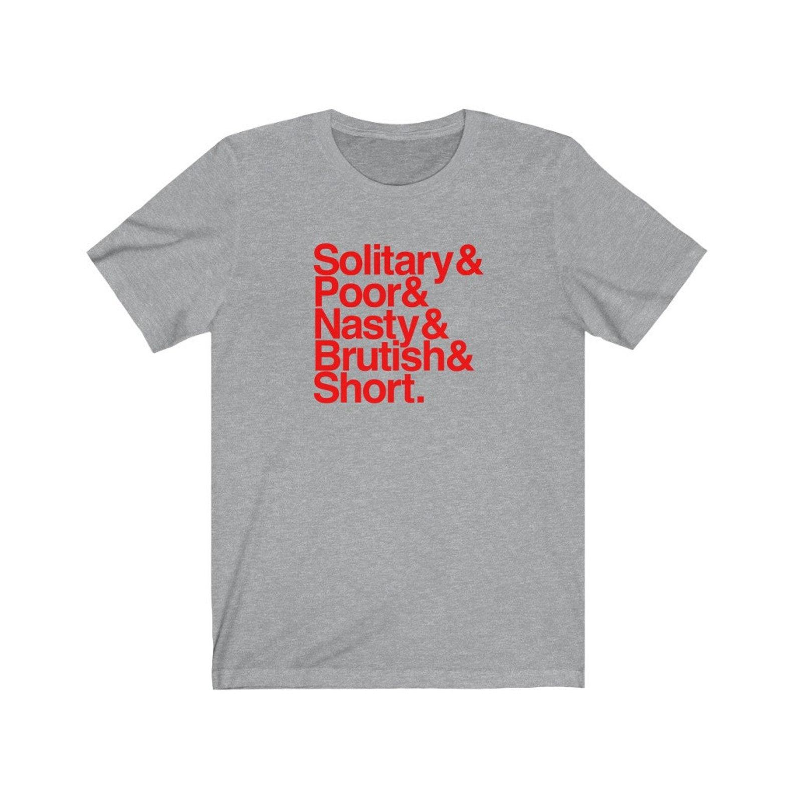 Hobbesean Hell Vetica Philosophy T-Shirt XL