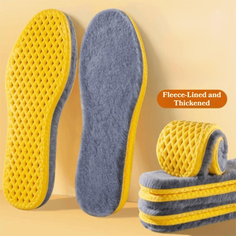 Self Heated Cashmere Snow Boots Insoles Thicken Sports Inserts Soft Warm Plush Insoles Men