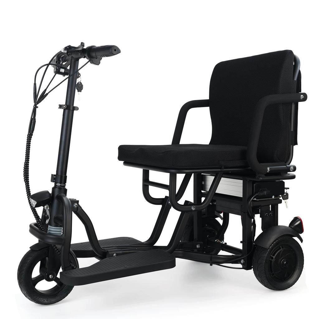 WEYRAL C36VT Safe Electric Riding Wheelchair 300W Motor 8AH Battery 15KM/H Max Speed Convenient Folding Electric Wheelchair